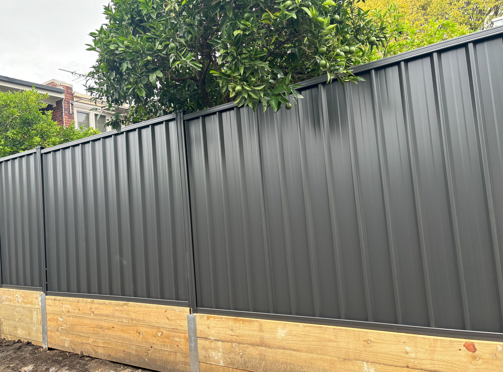 Colorbond fence install